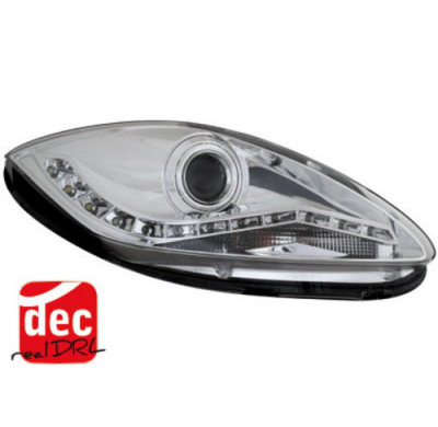 Faros Luz Diurna Seat Leon 1p 09+ Cromado