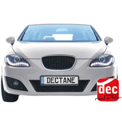 Faros Luz Diurna Seat Leon 1p 09+ Cromado