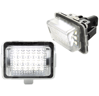 Luz De Matricula Led Mercedes Benz W204, W212,C216, C207, W221 12+