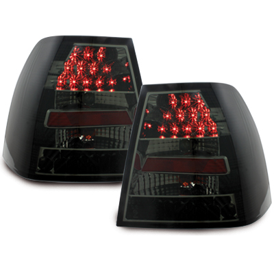 Pilotos Led Vw Bora 4t 99-05 Negro/Rojo