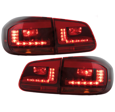 Pilotos Led Vw Tiguan 11+_ Rojo/Ahumado