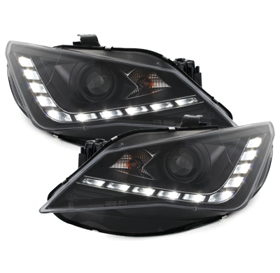 Faros Luz Diurna Seat Ibiza 6j 12+ Fr-Design Negro_Homologacion R87