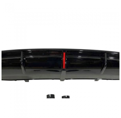 Difusor Trasero Audi A7 2011-2014 Look RS7 para SLine Plástico ABS