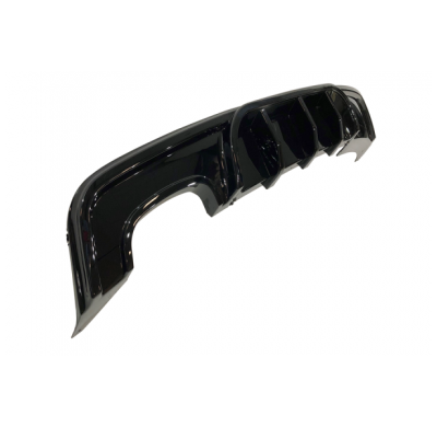 Difusor Trasero Bmw E82 / E88 Look M Performance Brillante Negro *Plástico Abs
