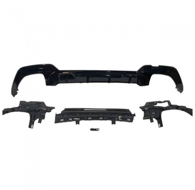 Difusor Trasero Bmw G20 / G21 340 Look M Performance Brillante Negro Plástico Abs