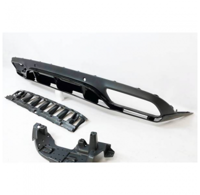 Difusor Trasero Mercedes W205 Coupe Amg Look C63 Abs - Plástico Abs