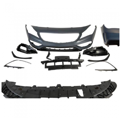Kit Carrocería Mercedes W117 13-16 4p / Sw Lci Look Amg A45 Parrilla Plástico Abs