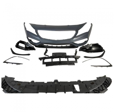 Kit Carrocería Mercedes W117 2016-2018 LCI 4P Look AMG A45 fabricado en: Plástico ABS