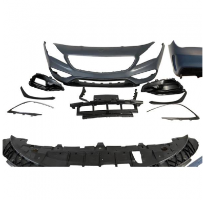 Kit Carrocería Mercedes W117 2016-2018  Lci 4p / Sw Look Amg A45 Ii - Plástico Abs