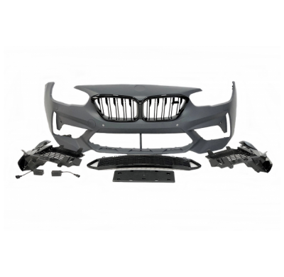 Kit De Carrocería BMW F20 LCI M2C 2 Salidas doble Brillante Negro Plástico ABS