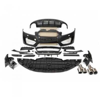 Kit De Carrocería Jaguar Xf 2016-2020 Look R-Sport Plástico Abs