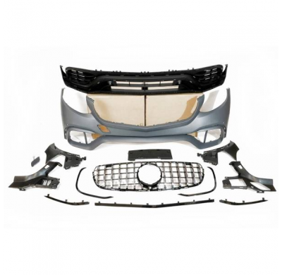 Kit De Carrocería Mercedes X253 Glc Coupe 2015-2019 Look Amg Glc63 *Plástico Abs