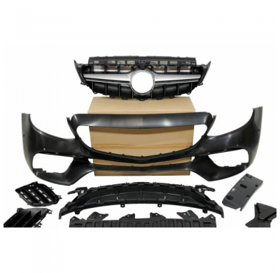 Paragolpes Delantero Mercedes W213 4p 2016-2019 / C238 look AMG E63 fabricado en: Plástico ABS