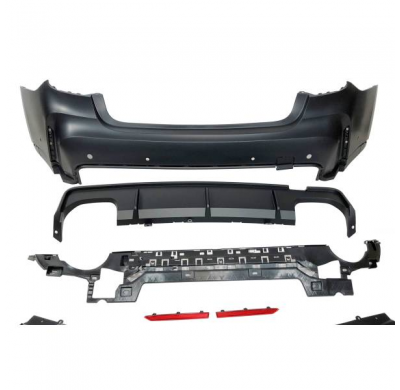 Paragolpes Trasero BMW G20 Look M-tech fabricado en: Plástico ABS