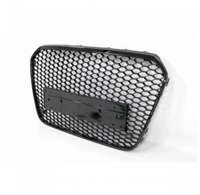 Parrilla Audi A6 11-15 C7 Look Rs6 Black - Plástico Abs