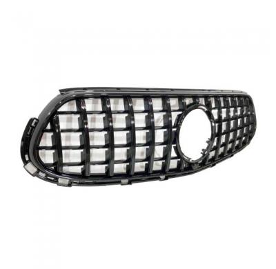 Parrilla Mercedes GLC X254 2023+ Look GT Black Cámara Plástico ABS
