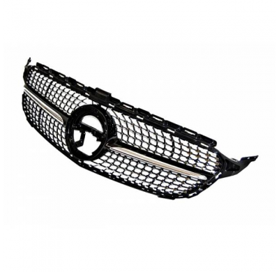 Parrilla Mercedes W205 2019+ Look Diamond - Plástico Abs