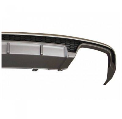 DIFUSOR TRASERO AUDI A6 2016+ LOOK S6 ABS - Difusor trasero Plástico ABS