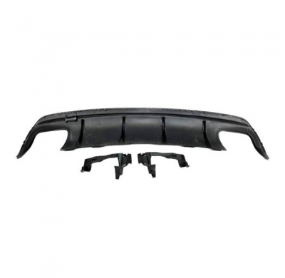 Difusor Trasero Mercedes Cla W117 13-16 4p/Sw Look A45 Abs - Plástico Abs
