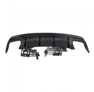 Difusor Trasero Mercedes Cla W117 16-18 4p/Sw Look A45 Carbono - Plástico Abs