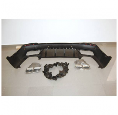 Difusor Trasero Mercedes X253 2015-2019 Look Amg - Plástico Abs