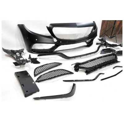 Paragolpes Delantero Mercedes W205 2014-2018 2p / 4p / Sw Look Amg C63 - Plástico Abs