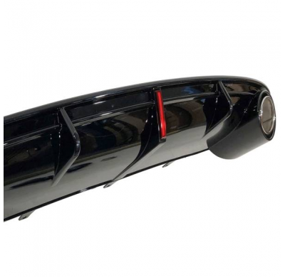 Difusor Trasero Audi A7 2011-2014 Look RS7 para SLine Plástico ABS