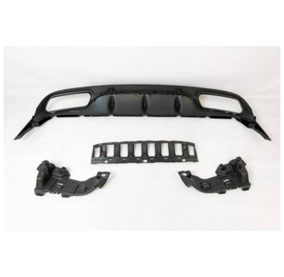 Difusor Trasero Mercedes W205 Coupe Amg Look C63 Abs - Plástico Abs