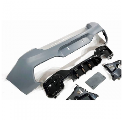 Kit De Carrocería BMW F20 LCI M2C 2 Salidas doble Brillante Negro Plástico ABS