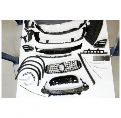 Kit De Carrocería Mercedes X253 Glc 2019+ Look Amg Glc63 Plástico Abs