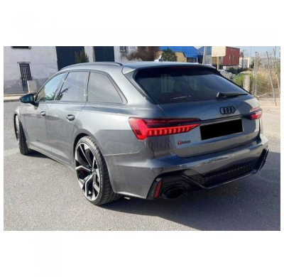 Paragolpes Trasero Audi A6 C8 Avant Look RS6 *Plástico ABS