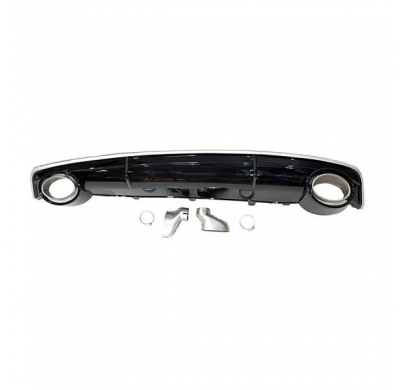 Difusor Trasero Audi A7 2016 Look Rs7 Abs - Plástico Abs