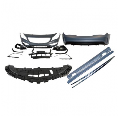 Kit Carrocería Mercedes W117 2016-2018  Lci 4p / Sw Look Amg A45 Ii - Plástico Abs