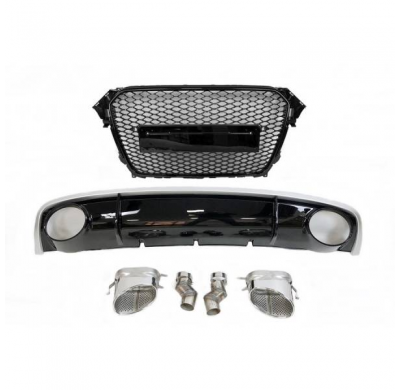 Kit De Carrocería Audi A4 B8 4p / Avant 12-15 Look Rs4 - Plástico Abs
