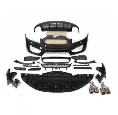 Kit De Carrocería Jaguar Xf 2016-2020 Look R-Sport Plástico Abs