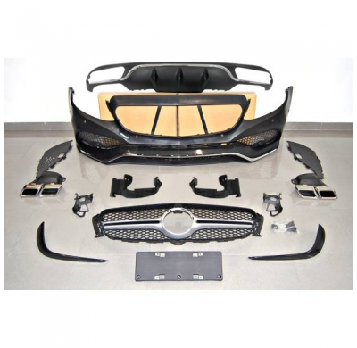Kit De Carrocería Mercedes W213 4p 2016+ Look Amg E63 Abs Plástico Abs
