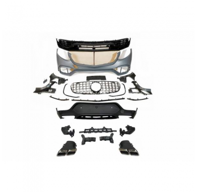 Kit De Carrocería Mercedes X253 Glc Coupe 2015-2019 Look Amg Glc63 *Plástico Abs