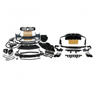 Kit De Carrocería Mercedes X253 GLC Coupe 2020-2022 look AMG GLC63 fabricado en: Plástico ABS