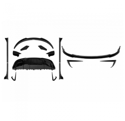 Kit De Carrocería Tesla Model Y Negro Brillante fabricado en: Plástico ABS