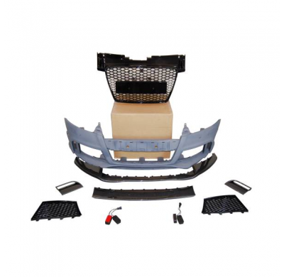 PARAGOLPES DELANTERO AUDI TT 06-13 8J LOOK RS SPOILER LOOK CARBONO - Paragolpes delantero Plástico ABS