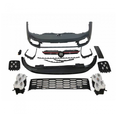 Paragolpes Delantero Volkswagen Golf 8 Look GTI fabricado en: Plástico ABS