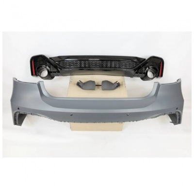 Paragolpes Trasero Audi A7 2020+ Look RS7 Plástico ABS