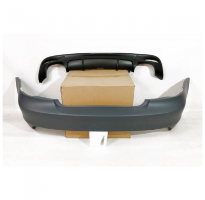 Paragolpes Trasero Bmw E82 / E88 07-11 2 Salidas Look M Performance Plástico Abs