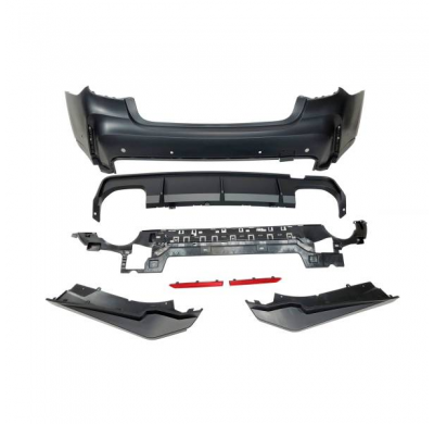 Paragolpes Trasero BMW G20 Look M-tech fabricado en: Plástico ABS