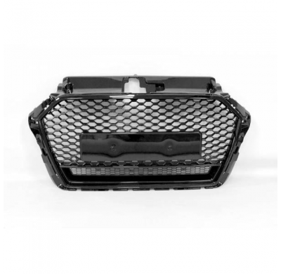 Parrilla Delantera Audi A3 Look Rs3 2016 Ii - Plástico Abs