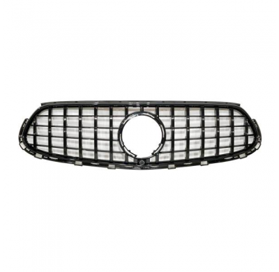 Parrilla Mercedes GLC X254 2023+ Look GT Black Cámara Plástico ABS