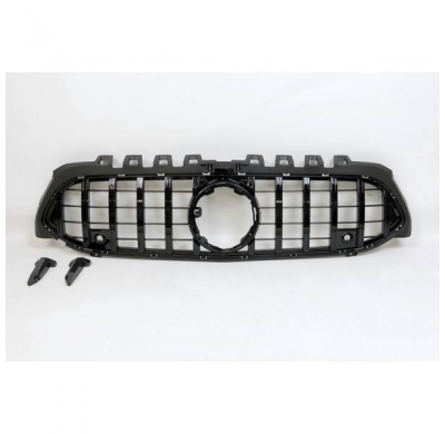 Parrilla Mercedes W177 / V177 Gtr Cámara 360 Negro Brillante - Plástico Abs