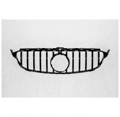 Parrilla Mercedes W205 2014-2018 Look GTR Con Cámara - Plástico ABS