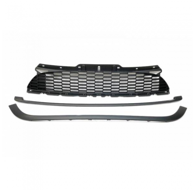 Parrilla Mini Cooper S56s 07-13 Black Look Jcw - Plástico Abs