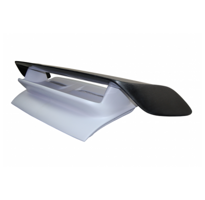 Portón Fibra Porsche 997 Con Alerón Carbono - Fibra de vidrio